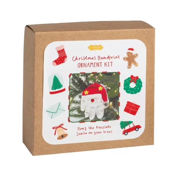DIY Santa Handprint Ornament