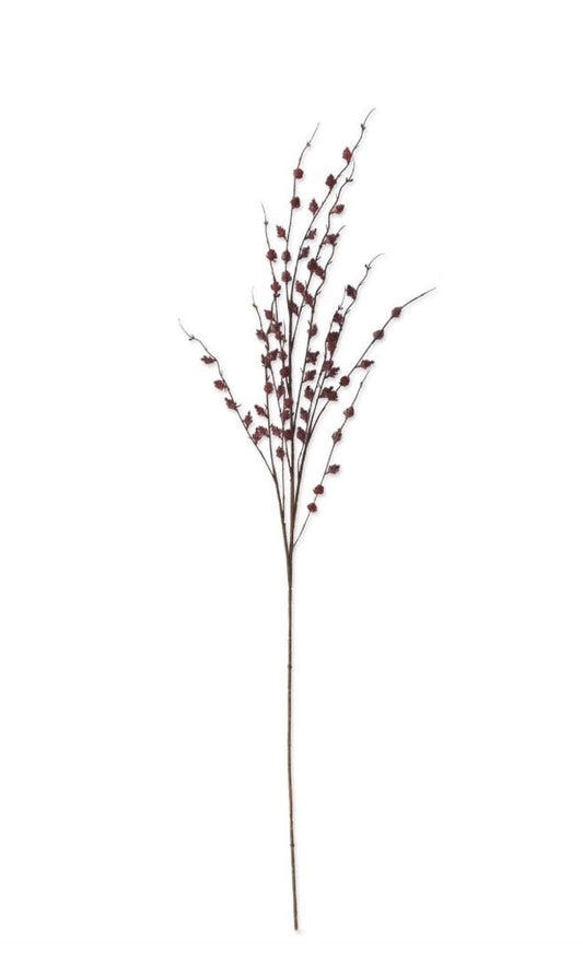 47 INCH BURGUNDY STRAW FLOWER STEM - Bria Blair Creative