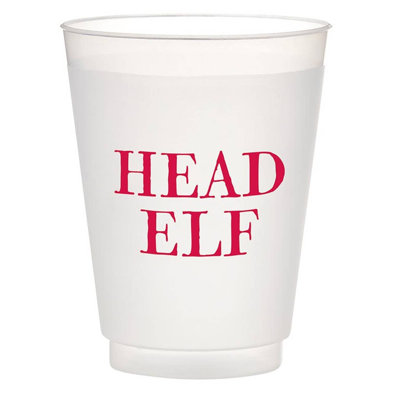 Face to Face Frost Cup - Head Elf - Set of 8