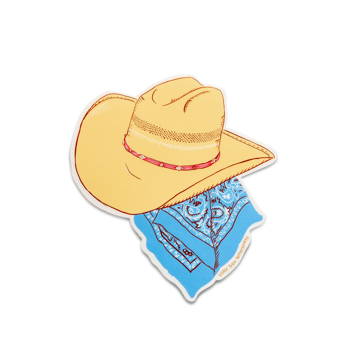 Hat and Bandana | Sticker