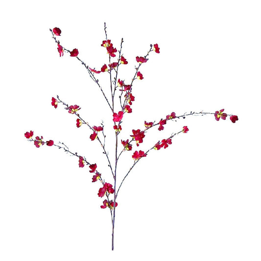 50" Red Cherry Blossom Stem - Bria Blair Creative