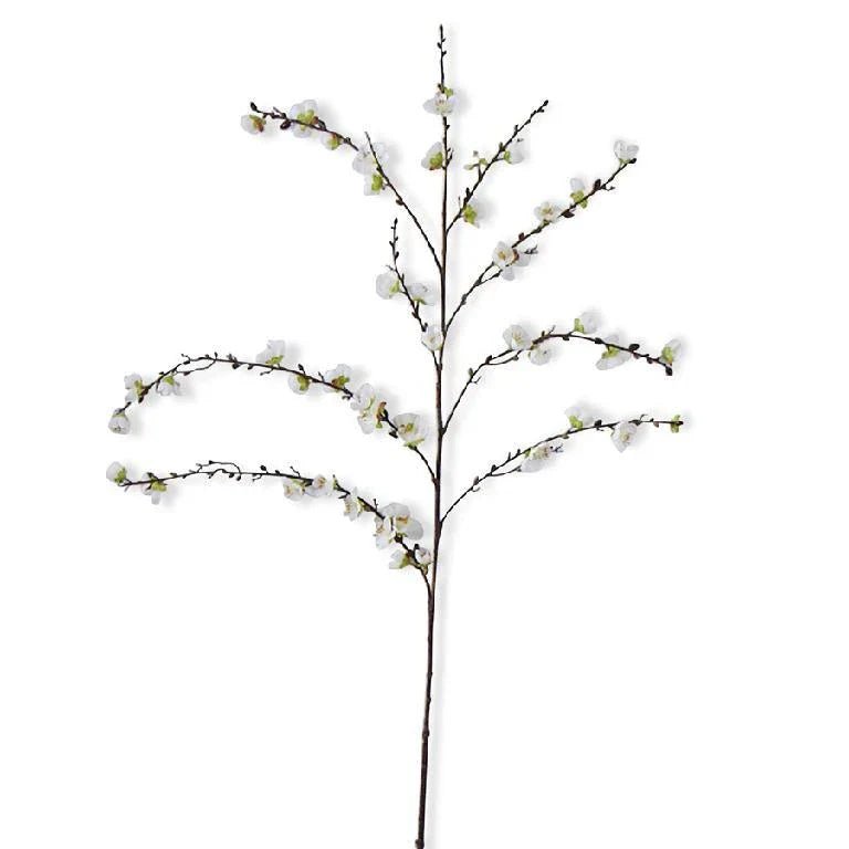 50" White Cherry Blossom Stem - Bria Blair Creative