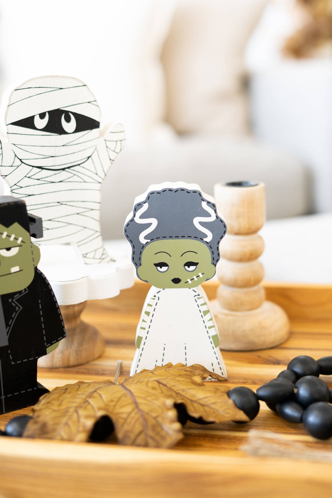 50530 - 3x6 chunky wood shape (BRIDE) Halloween Decor - Bria Blair Creative