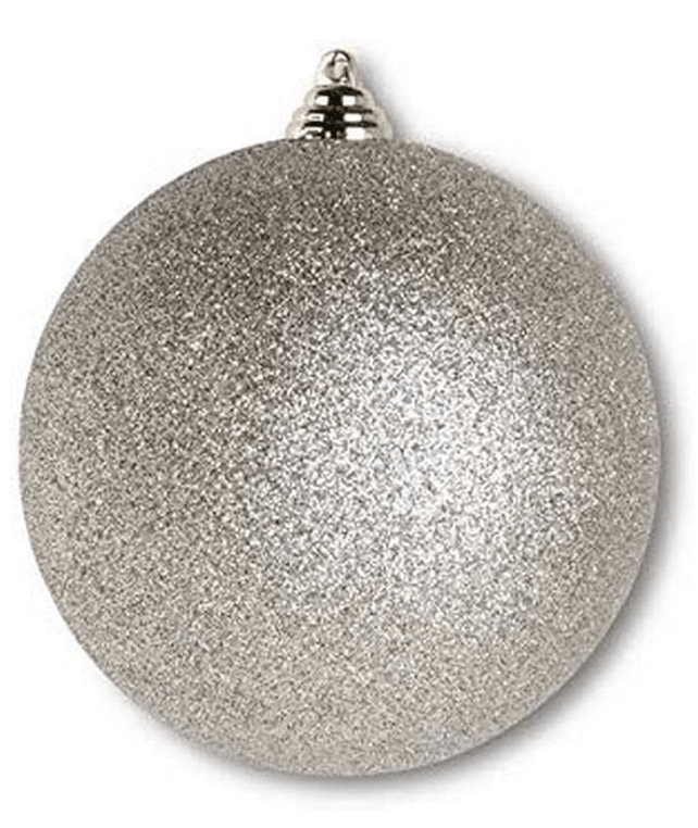 5.5 Inch Champagne Glittered Shatterproof Round Ornament - Bria Blair Creative