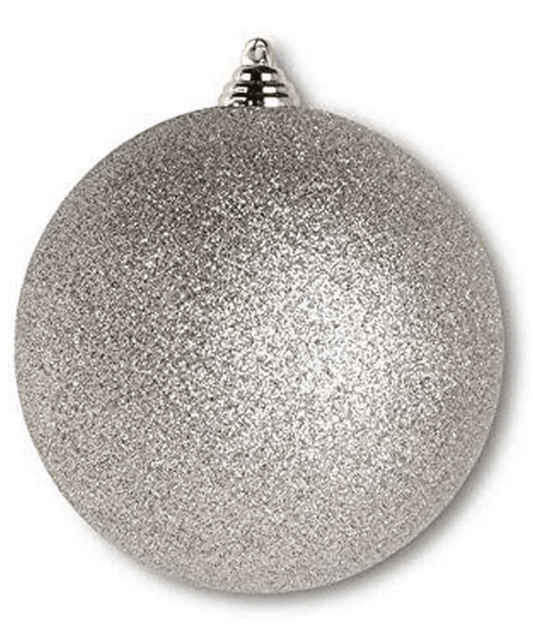 5.5 Inch Champagne Glittered Shatterproof Round Ornament - Bria Blair Creative
