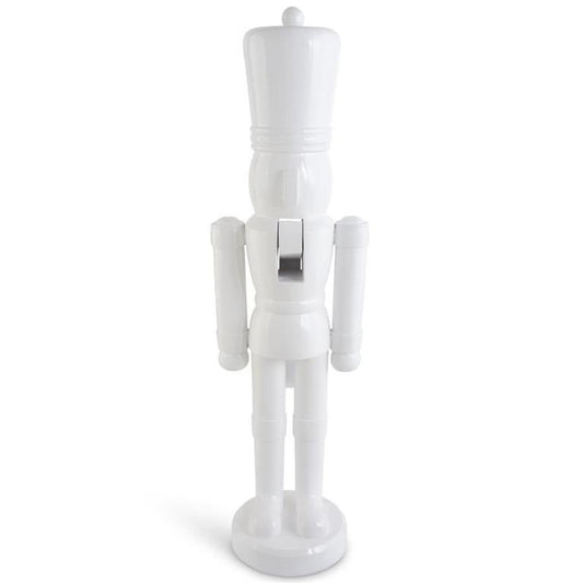 55.5 Inch White Nutcracker Soldier Statue - Bria Blair Creative