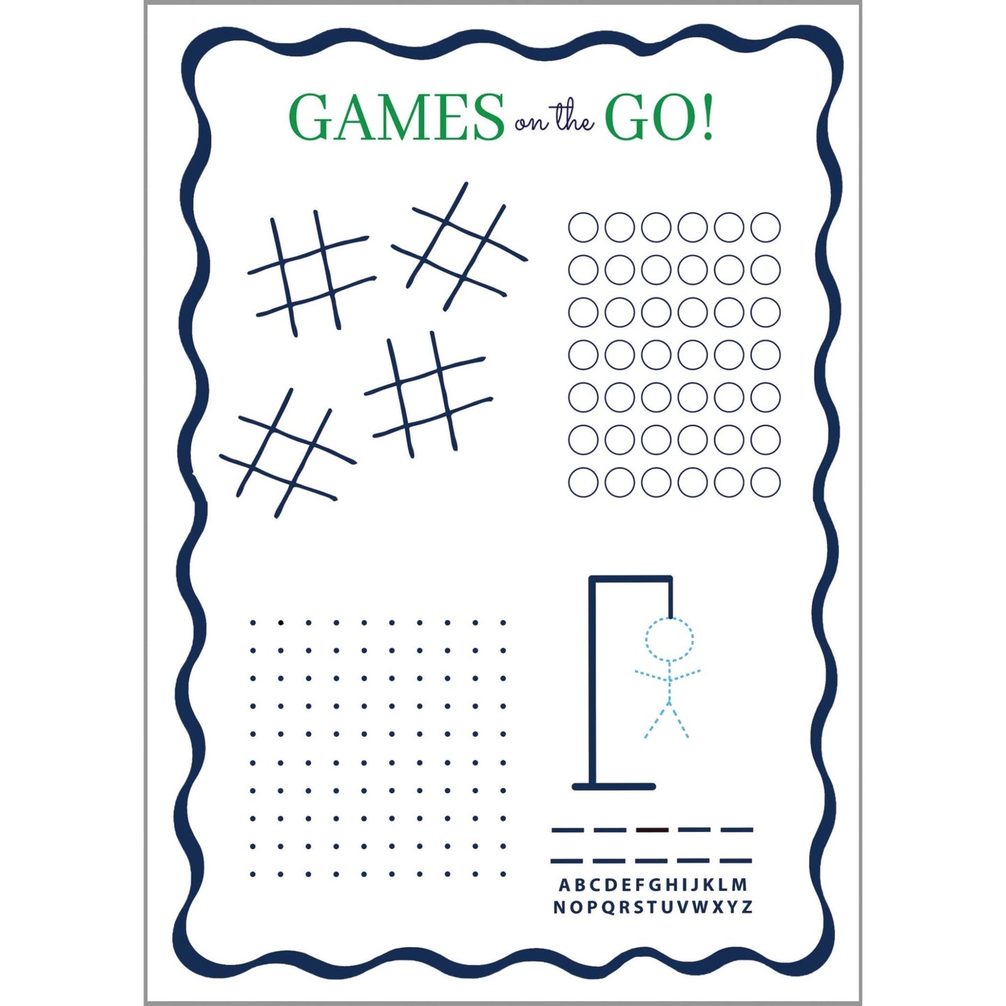 5"x7" GAMES on the GO Kids Notepad - Bria Blair Creative