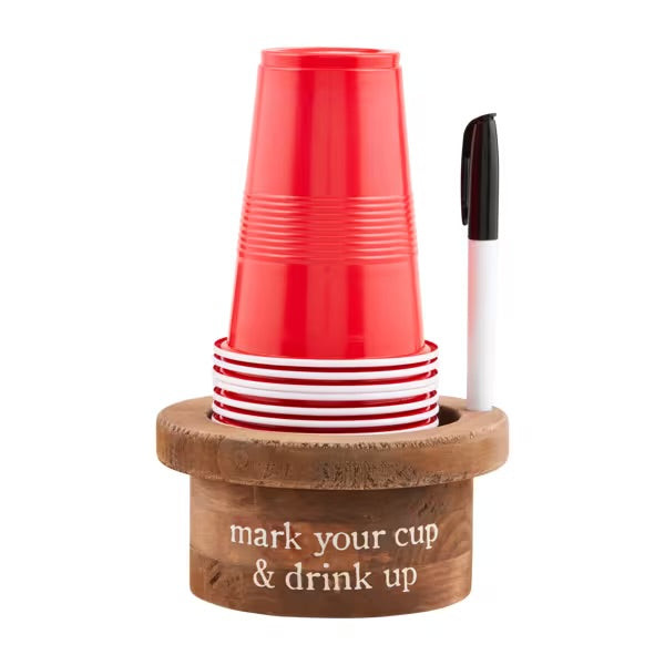 DISPOSABLE CUP & MARKER SET