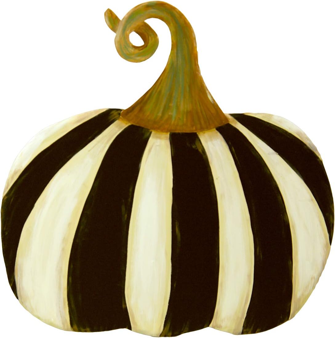 Black and White Striped Pumpkin - Short