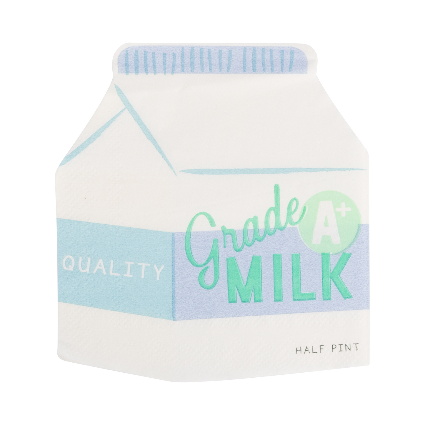 BTS1236 - Milk Carton Cocktail Napkin Set