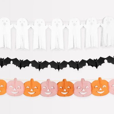 6.5ft Halloween Garland - Set of 3 - Bria Blair Creative