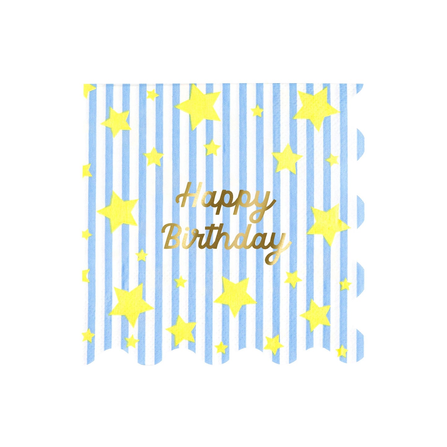 Bright Star Happy Birthday Large Napkins