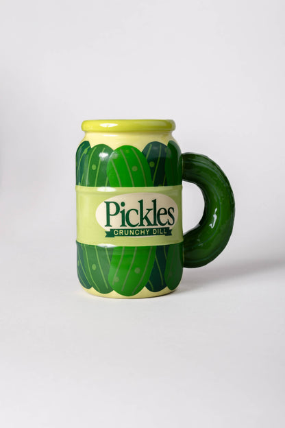 Novelty Ceramic Mug, Pickle Jar