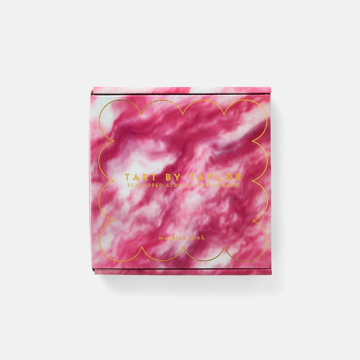 Pink Marbled Mini Acrylic Picture Frame
