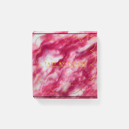 Pink Marbled Mini Acrylic Picture Frame