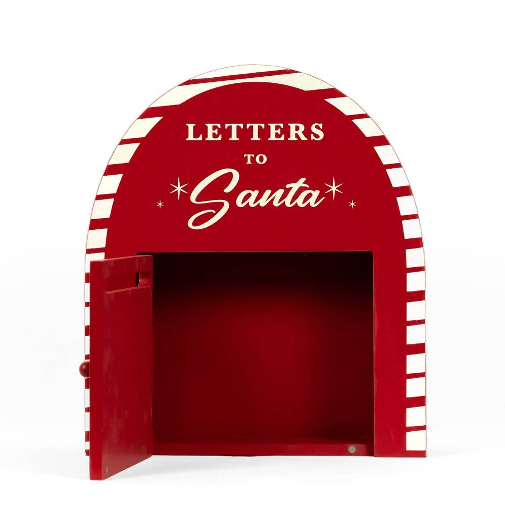 71295 - 10x12x3 wood mailbox (LETTERS) Christmas Decor - Bria Blair Creative