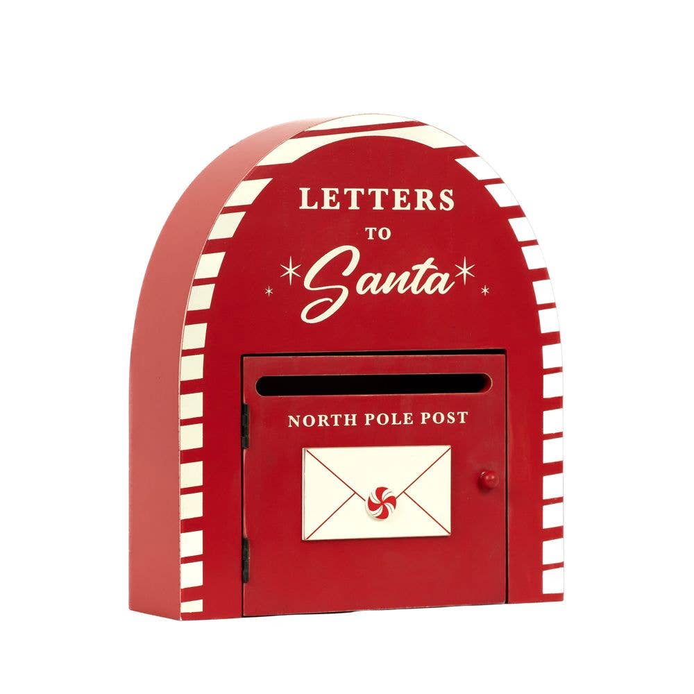 71295 - 10x12x3 wood mailbox (LETTERS) Christmas Decor - Bria Blair Creative