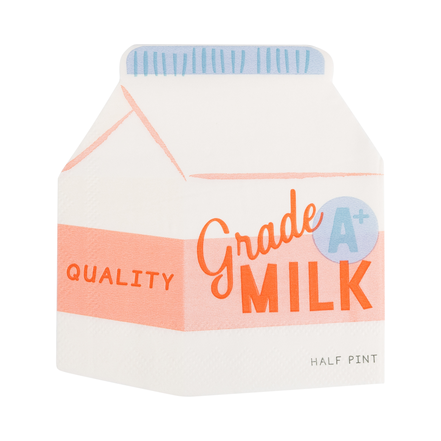 BTS1236 - Milk Carton Cocktail Napkin Set