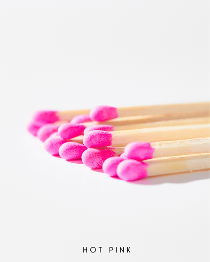 3'' Inch Match Stick Refills (140 Count): Hot Pink