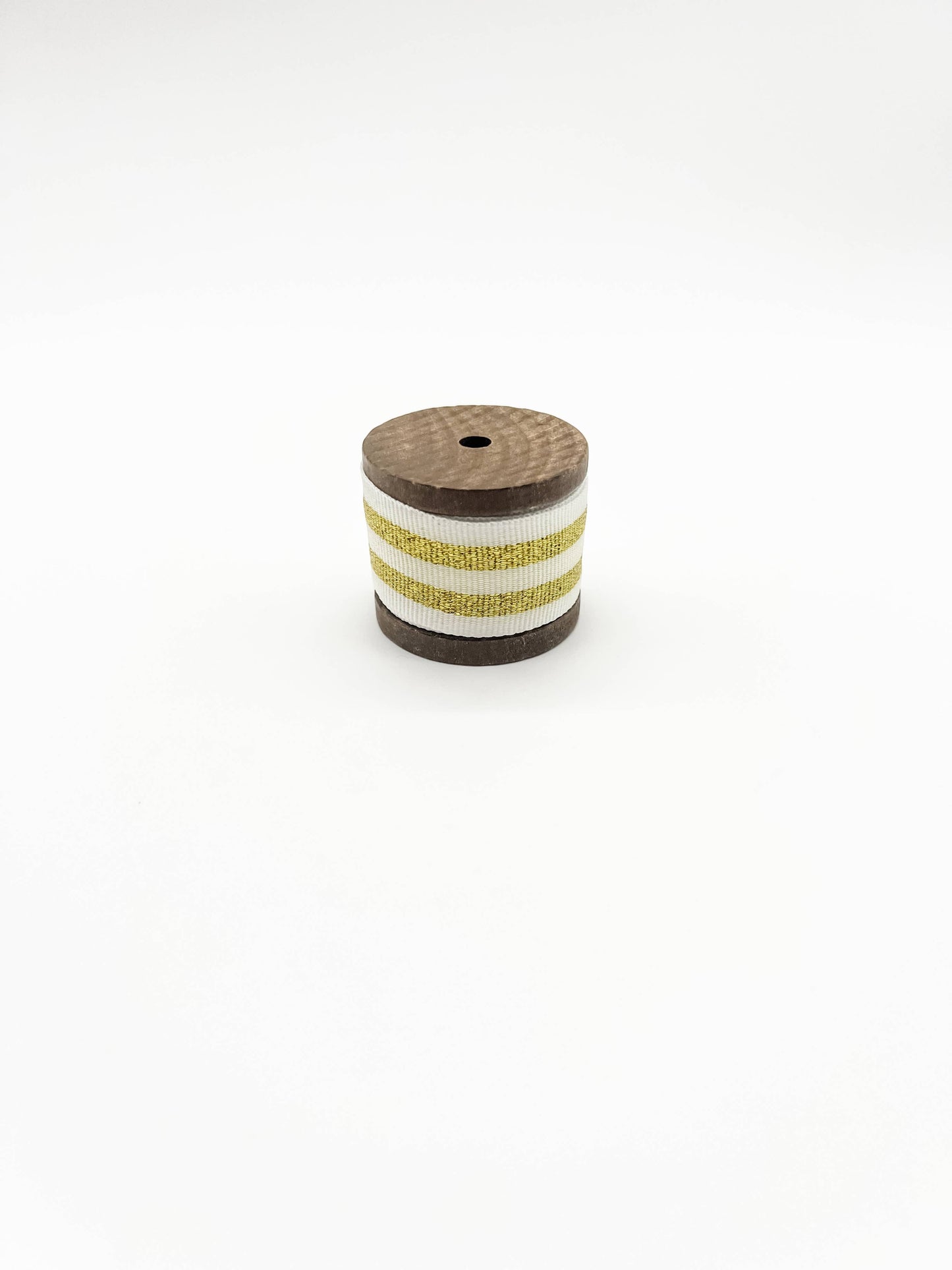 Metallic Gold Striped Grosgrain Ribbon