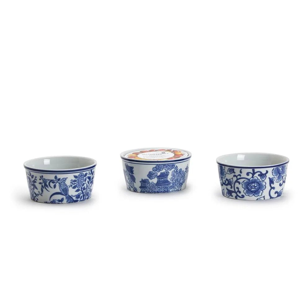 8 Oz. Chinoiserie Deli Container Holder Asst 3 Patterns - Bria Blair Creative