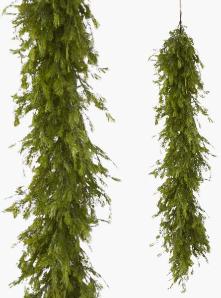 80" Dark Green Fir Pine Garland - Bria Blair Creative