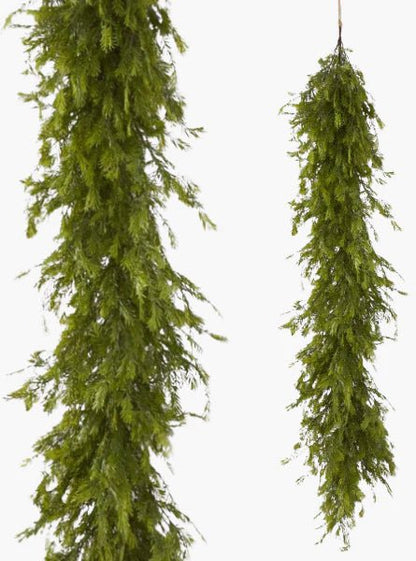 80" Dark Green Fir Pine Garland - Bria Blair Creative