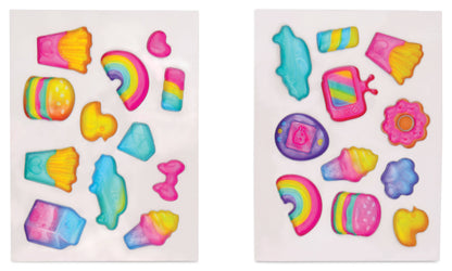 CANDY GEL GLITTER STICKERS