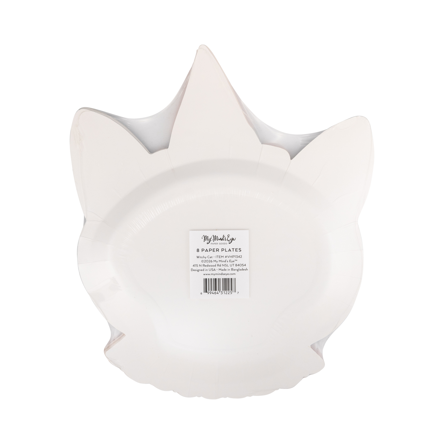 VHP1342 - Vintage Witchy Cat Plate