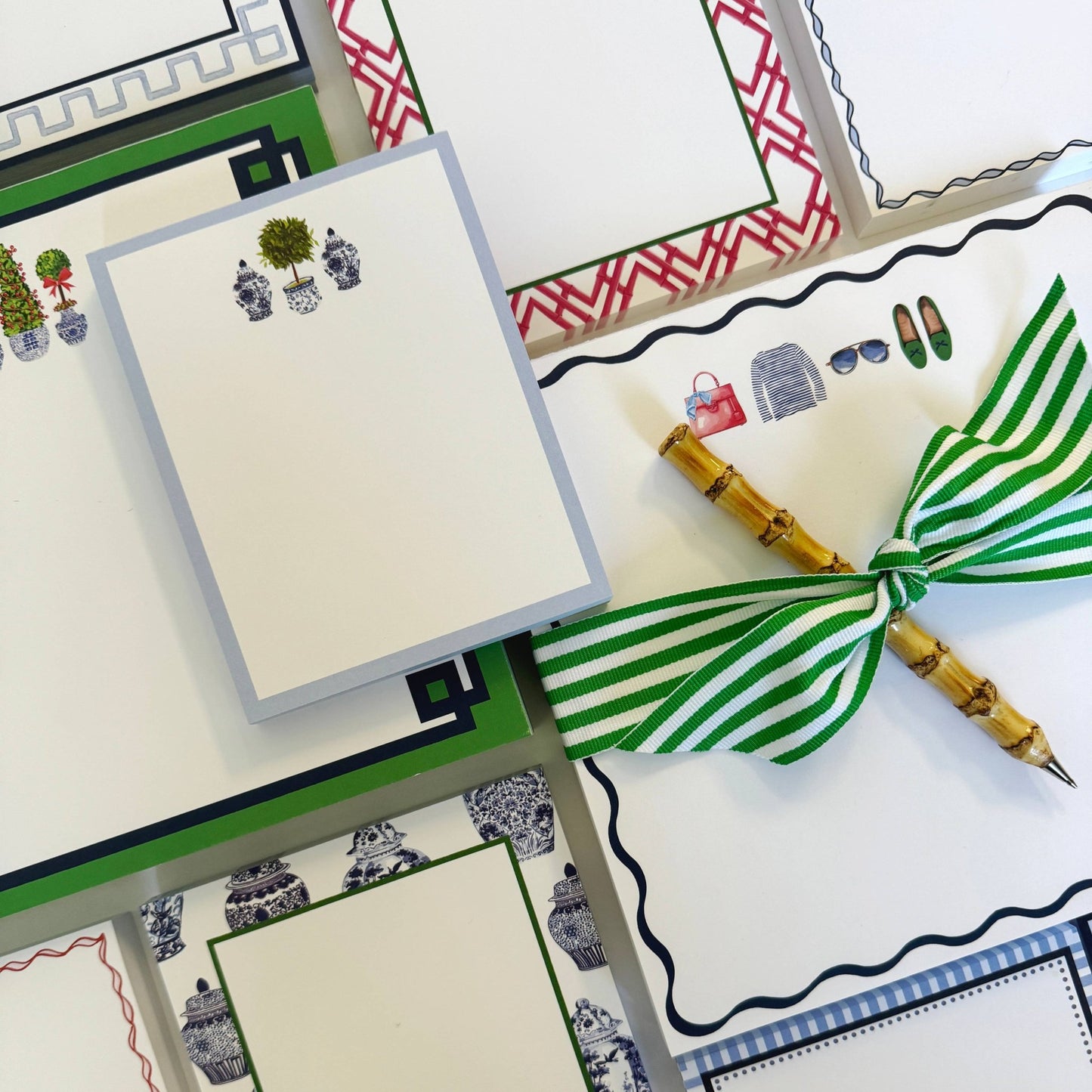 8.5"X8.5" 200 page SLAB Notepad | Preppy Style - Bria Blair Creative