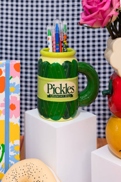 Novelty Ceramic Mug, Pickle Jar