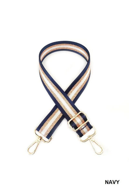 Game Day Striped Crossbody Shoulder Bag Strap: BLUE / 1 (ONE SIZE)