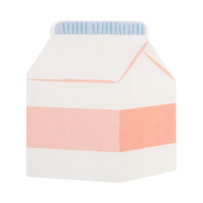 BTS1236 - Milk Carton Cocktail Napkin Set