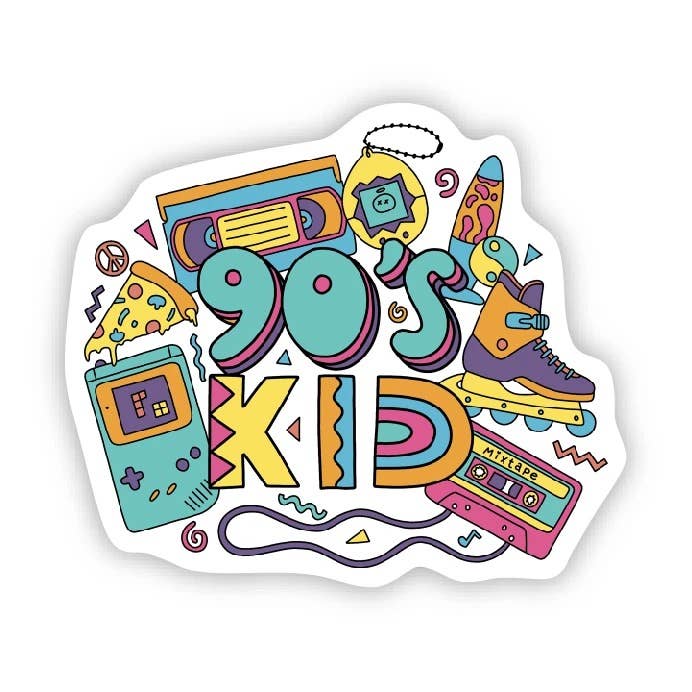 90s Kid Sticker - Bria Blair Creative