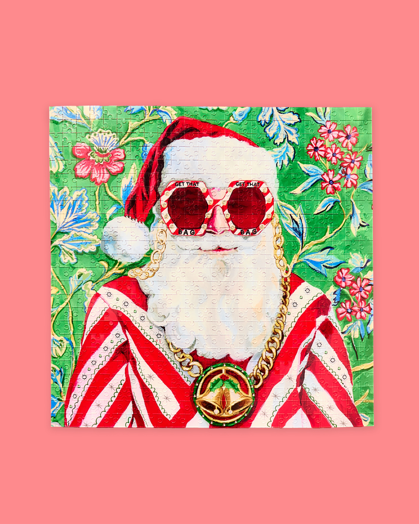 Swanky Santa Acrylic Puzzle