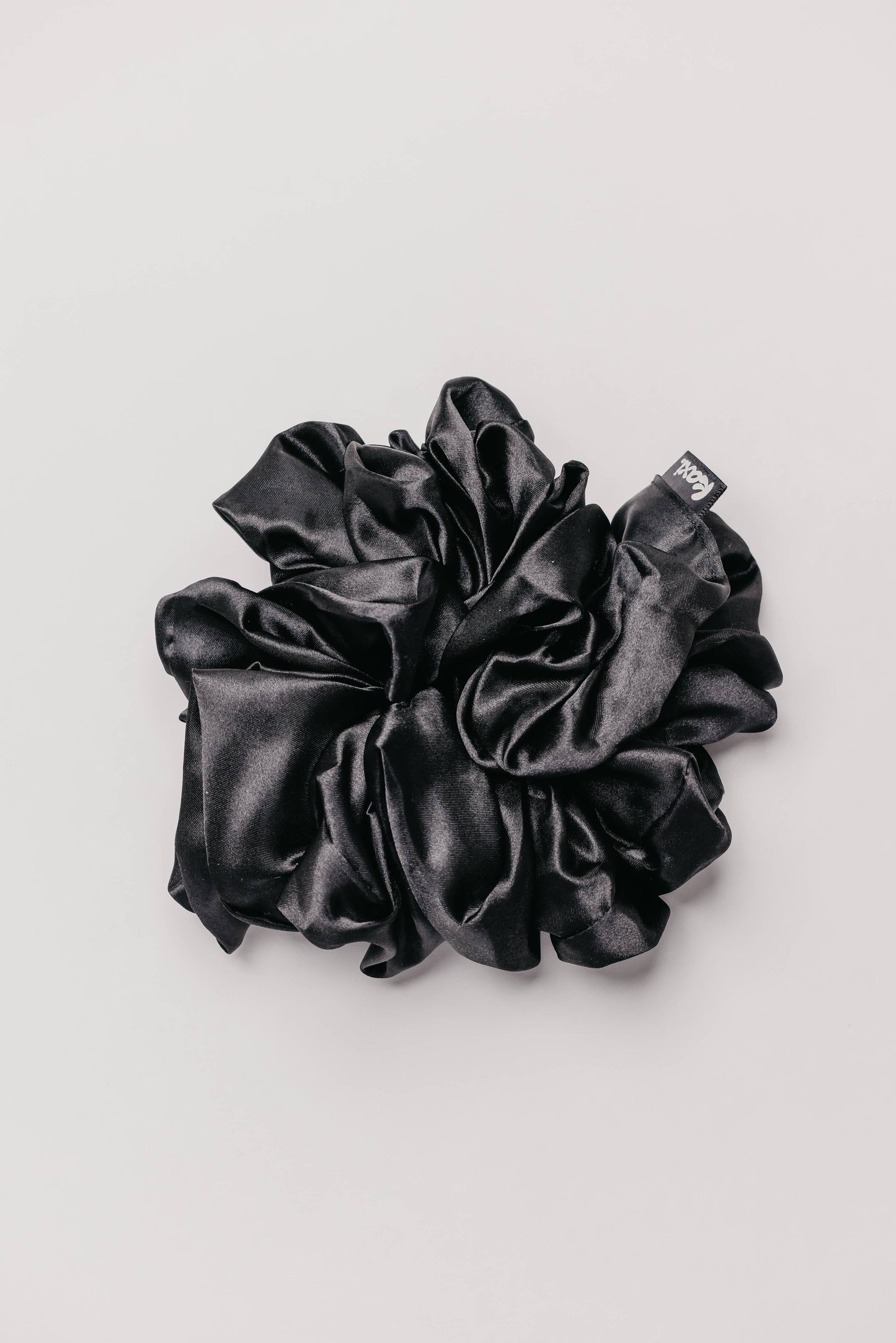 JUMBO SLEEP SATIN SCRUNCHIES: DARK BROWN