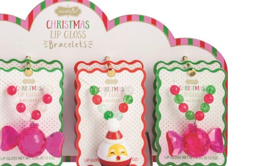 CHRISTMAS LIP GLOSS BRACELETS