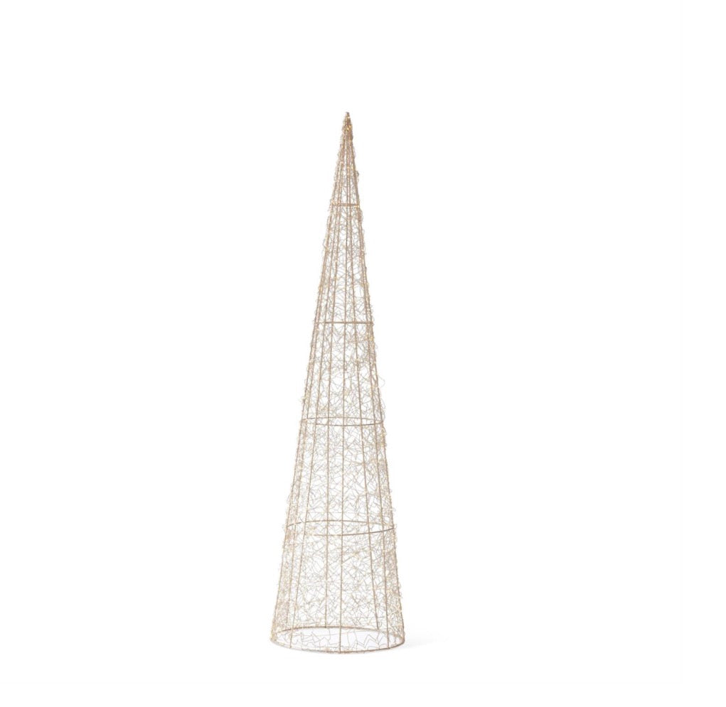 31.25 INCH ELECTRIC LED SILVER CONE TREE
