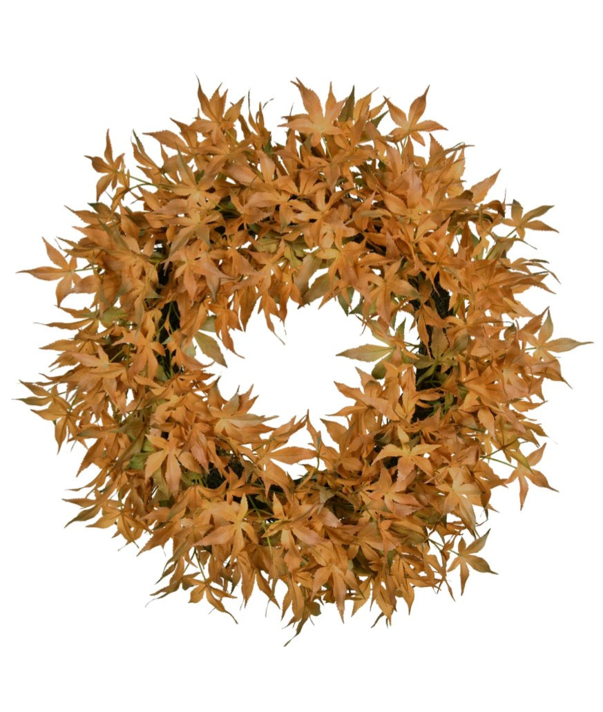 MAPLE LEAVES WREATH 30''