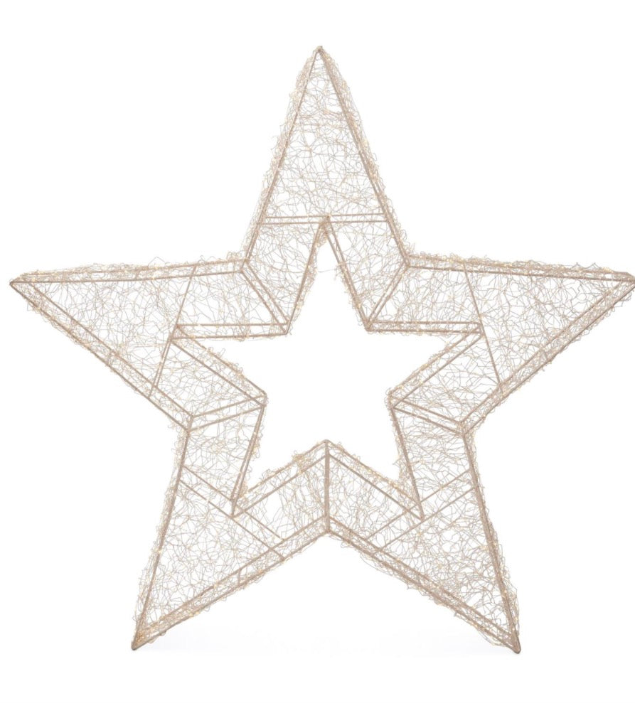 29.5 Inch Electric LED Silver Star