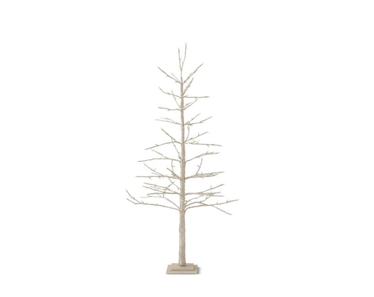 5 FOOT GOLD GLITTER ELECTRIC LED CHRISTMAS TREE