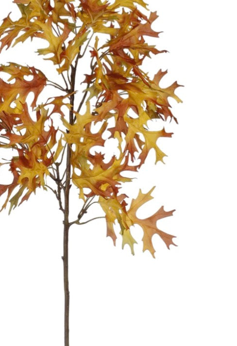 37.5” Oak Leaf Branch - Brown