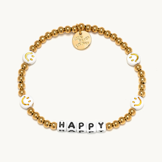 Happy- Gold Plated