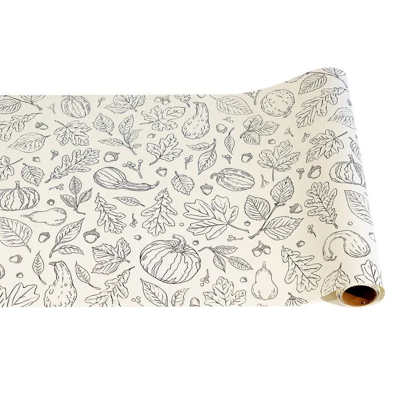 Hester & Cook Autumn Coloring Table Runner