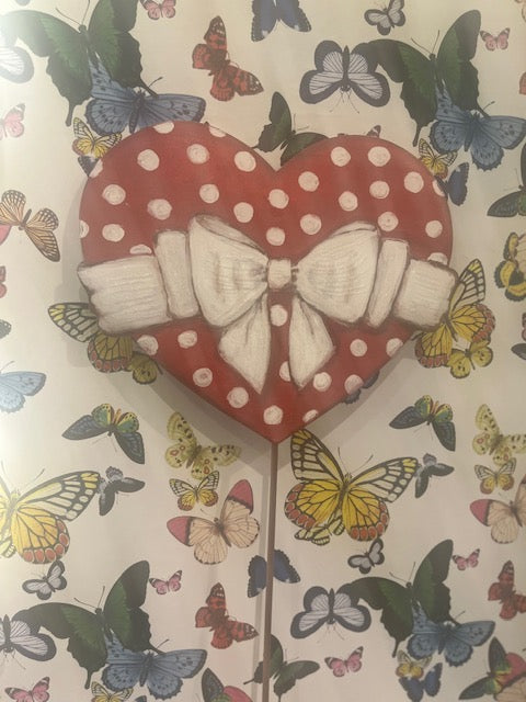Polka Dot Heart Medium