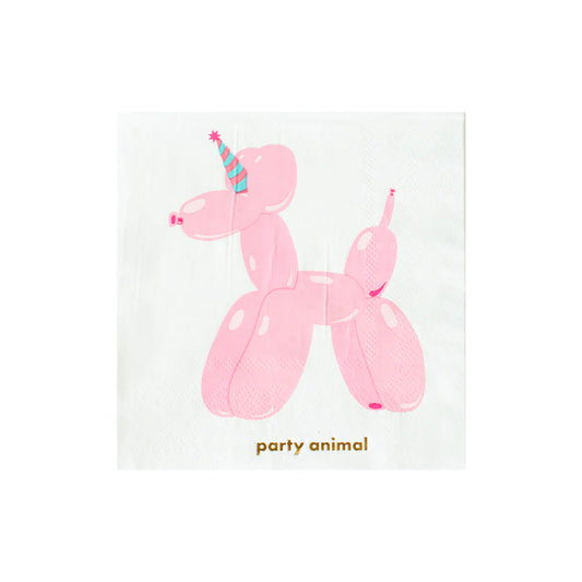 "Party Animal" Witty Cocktail Napkins