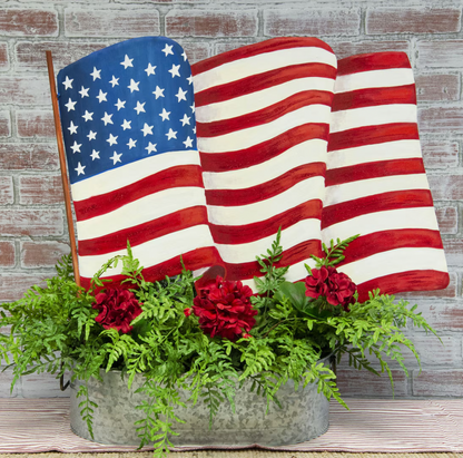 Waving American Flag