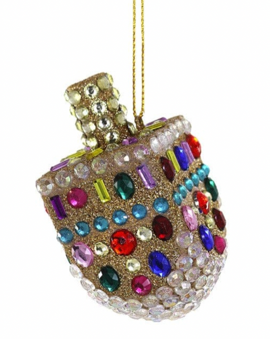 Blingy Dreidel Ornament