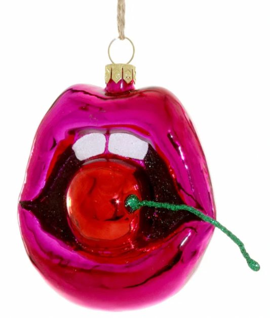 Cherry Lips Ornament