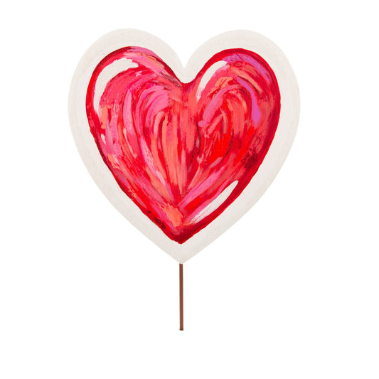 Messy Red Heart Sign
